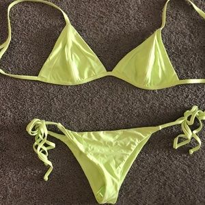Frankies neon bikini set small